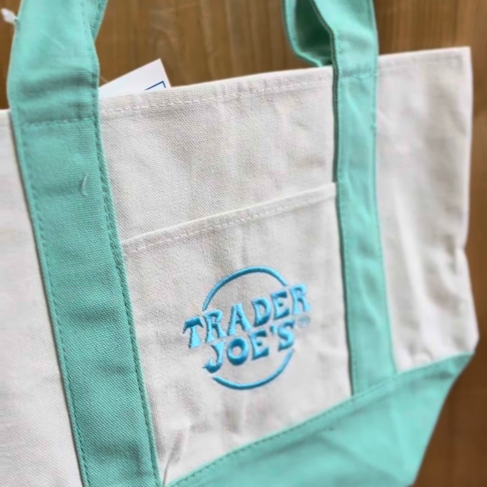 Trader Joe’s mini canvas tote bag